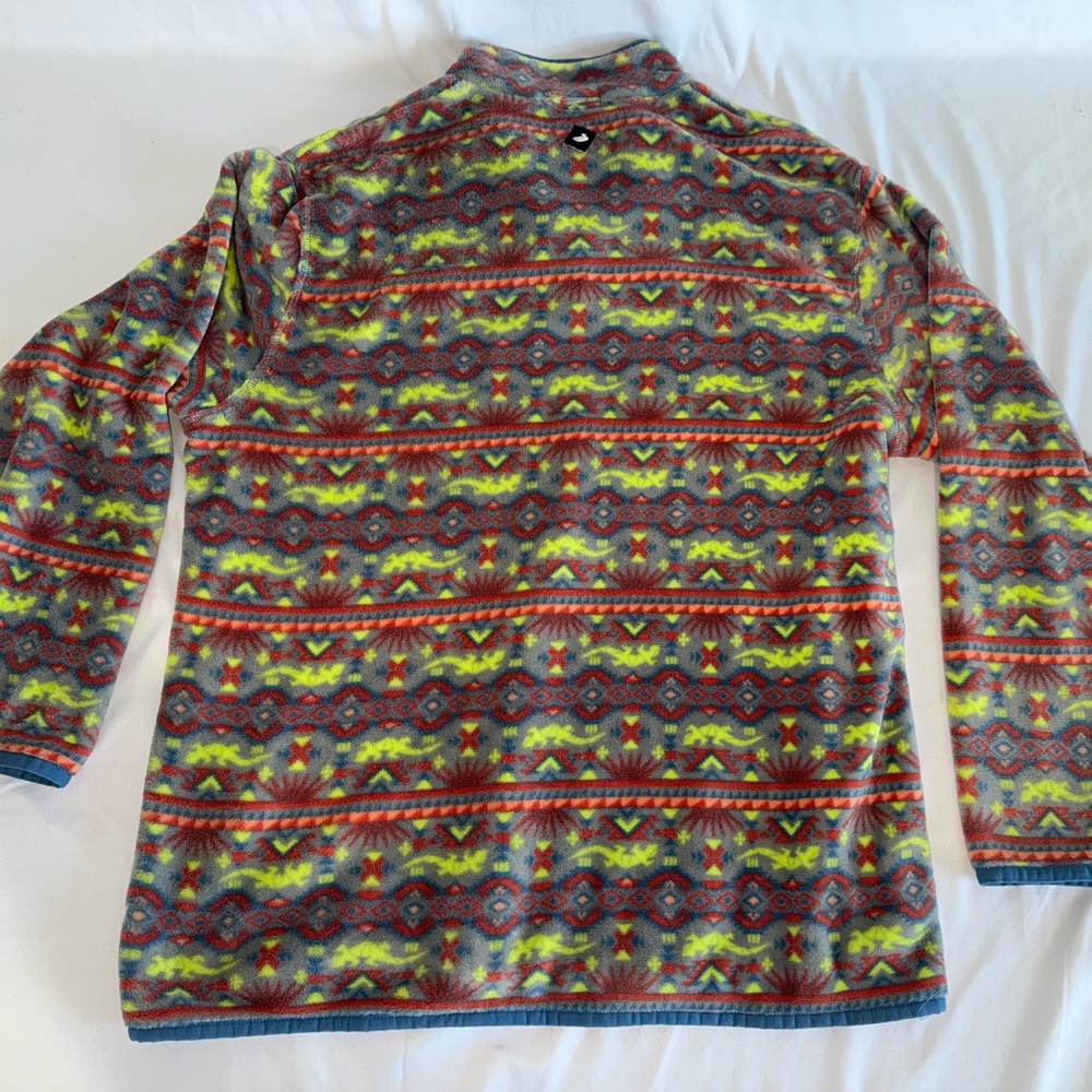 Southern Marsh Mens Size XL Fleece Pullover 1/4 Zip Sweater Aztec Southwestern - Picture 2 of 5